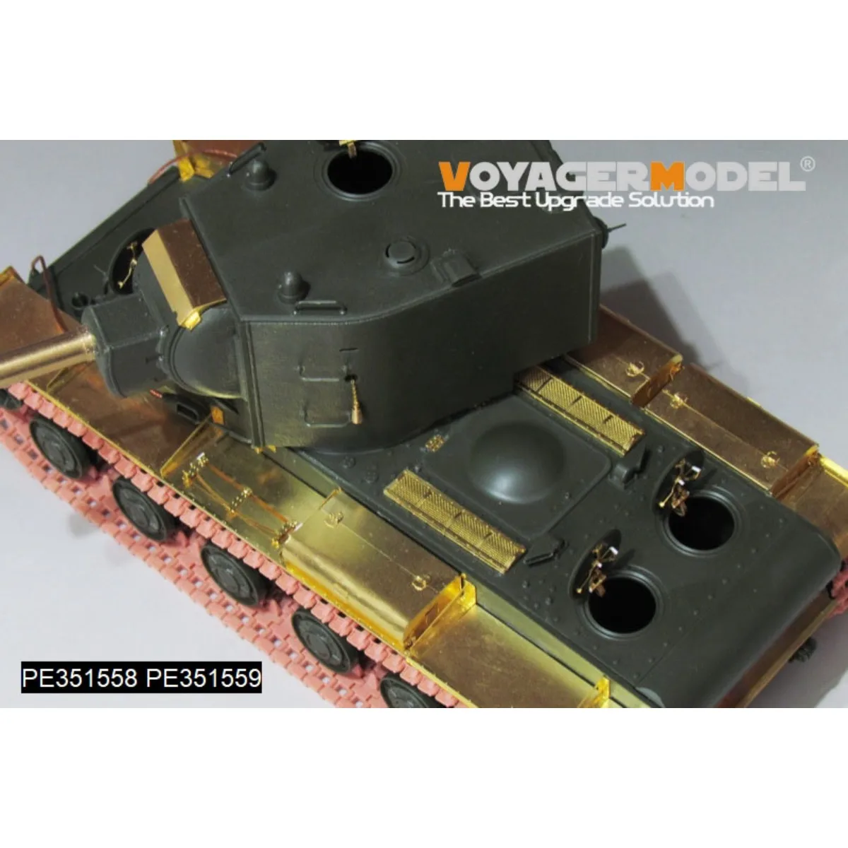 Voyager Model PE351558 Russian KV-2 Basic（B ver include Gun Barrel)（For ACADMY 13506 /ZVEZDA 3608）(Not Include Tank)