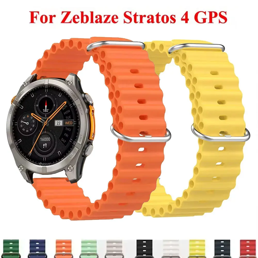 22Mm Ocean Silicone…