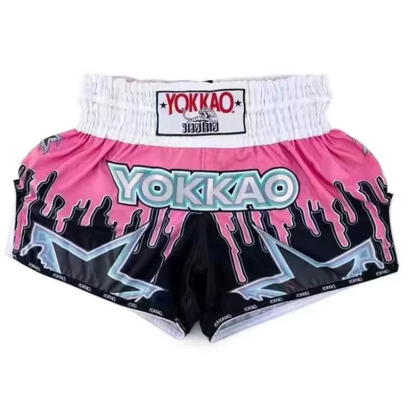 Quick-Drying Fighting Training Fighting Professional Shorts Custom Boxing Training Wear Muay Thai Shorts YOKKAO