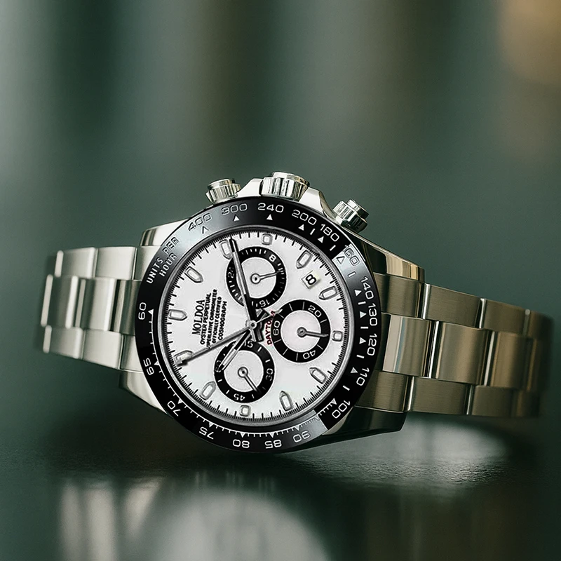 Men's Trendy Multifunctional Quartz Watch with Dot Display