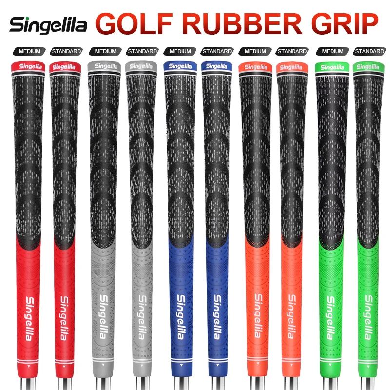 Golf Grips Multi-compound Rubber Cotton Standard/Medium Iron/Woods Universal Golf Club Grips 1pcx 10pcs