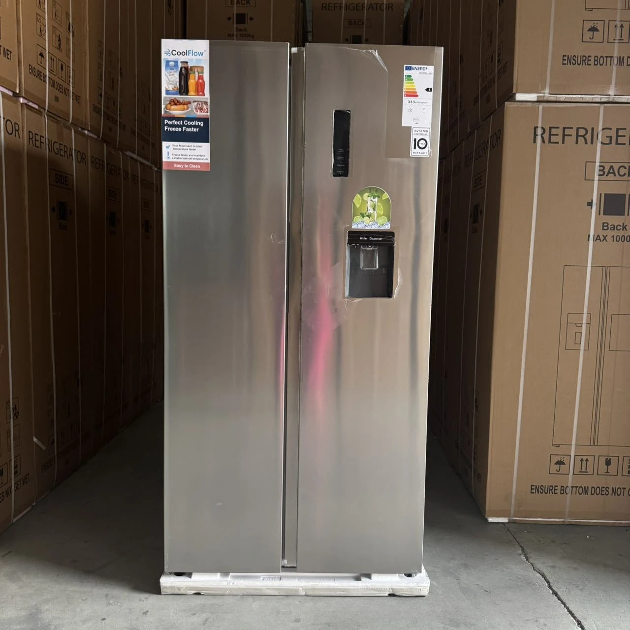 Hot-selling Opposite Door with Display Water Dispenser Refrigerator Large Capacity Best-selling Fridge