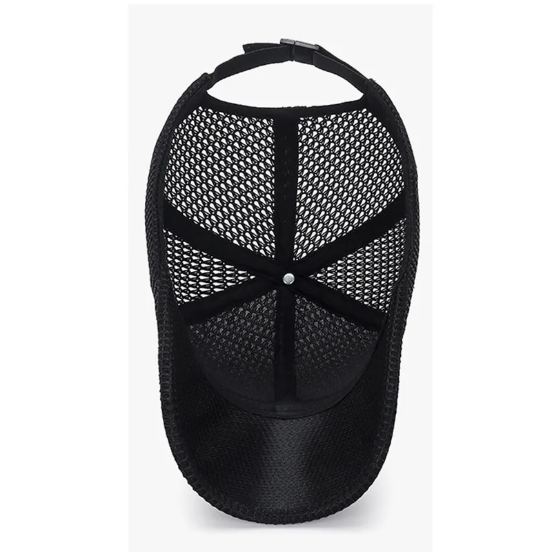 Modische, atmungsaktive Baseballkappe, schnell trocknendes Mesh, Outdoor-Sport, Angeln, Golf, Sonnenhut für Damen und Herren – Detail 3