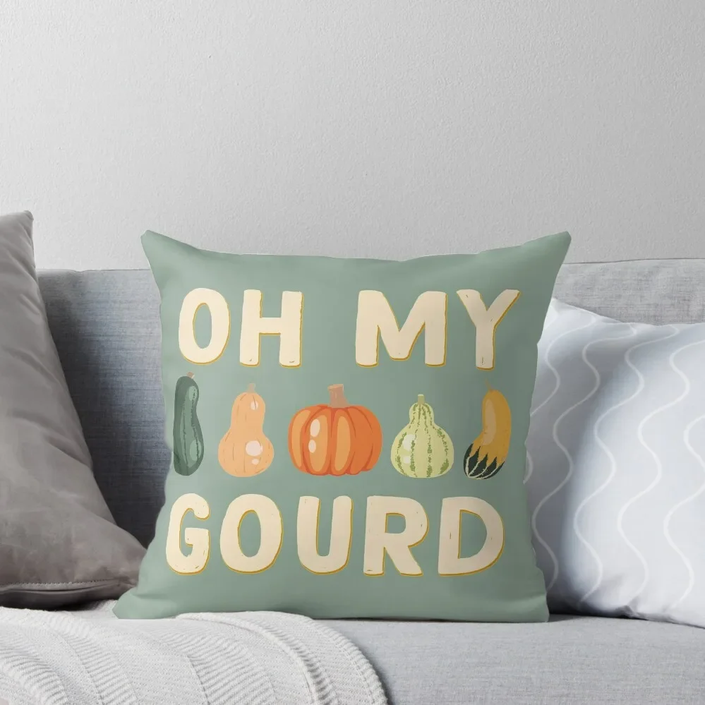 

Oh My Gourd Throw Pillow Pillow Case Christmas christmas decorations 2025 ornamental pillows Cushions For Children pillow