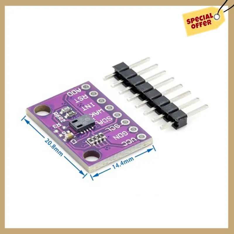 Стабильная производительность-газовый датчик Модуль датчика обнаружения углекислого газа CJMCU-811 Модуль CO2 ECO2 TVOC Обнаружение качества воздуха I2C Ou