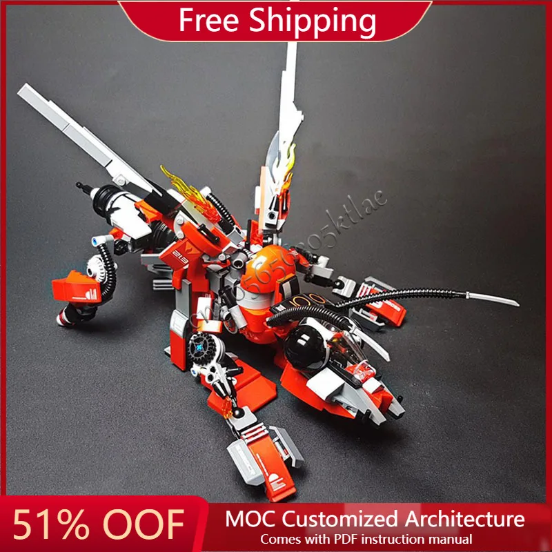 

Новые 574 детали MOC Firefly Series, модульные креативные строительные блоки, модель, образовательный набор головоломок, игрушки для детей, рождественские подарки