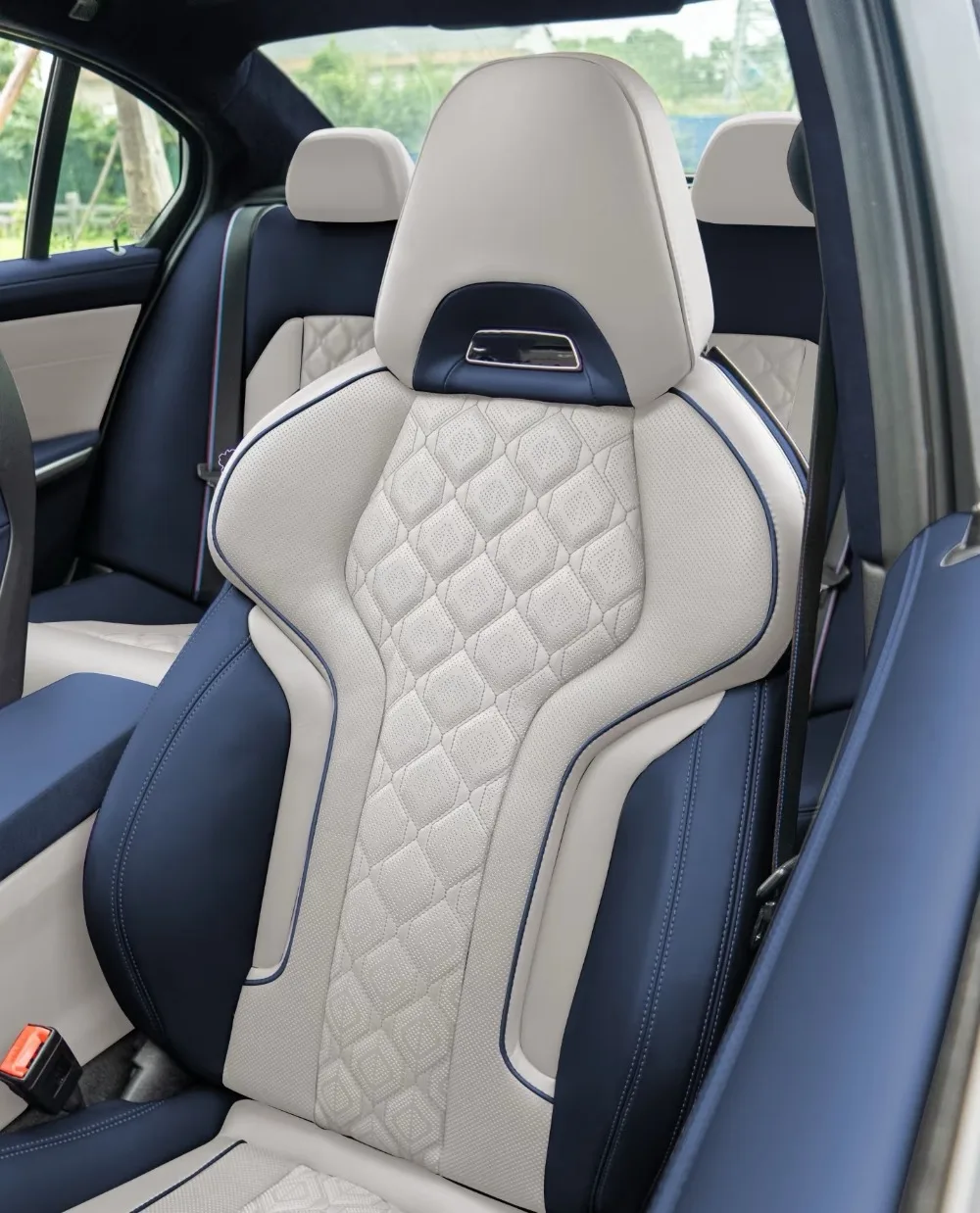 G80 M3 Sports Style Seats Modified Car Seats Driver Passenger M Power Seat Covers for F30 G30 G80 3 Series