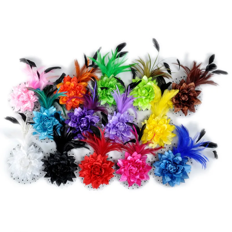 

1pcs/lot woman belly dancing flower headwear lady dancing handmade flower accessories