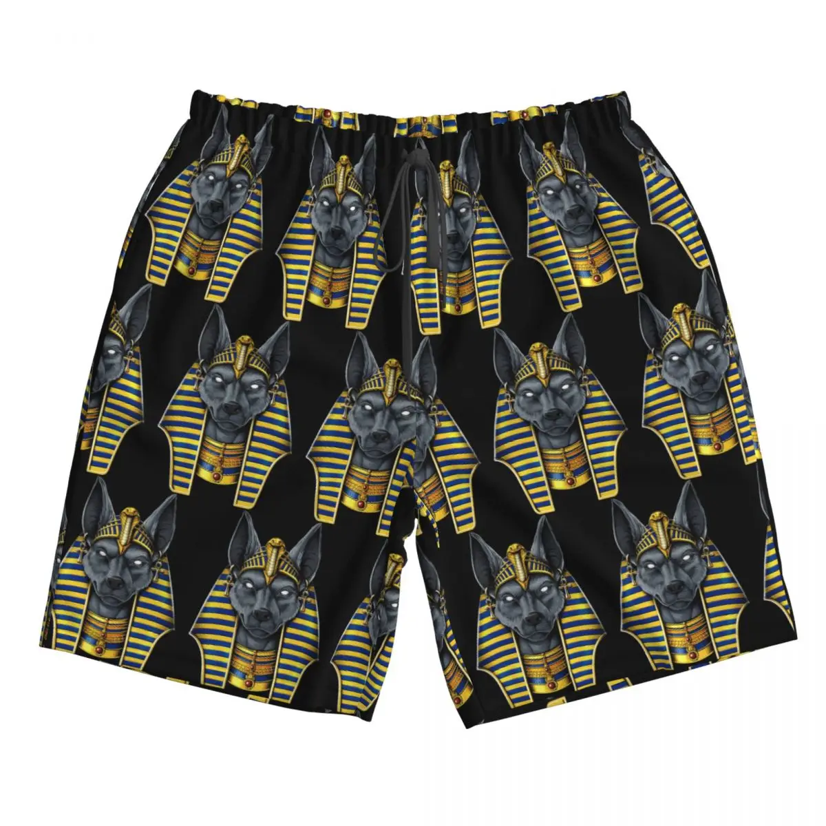 

Egyptian God Anubis 1 Trunks Beach Board Shorts Casual Quick Dry Swim Summer Men Pants