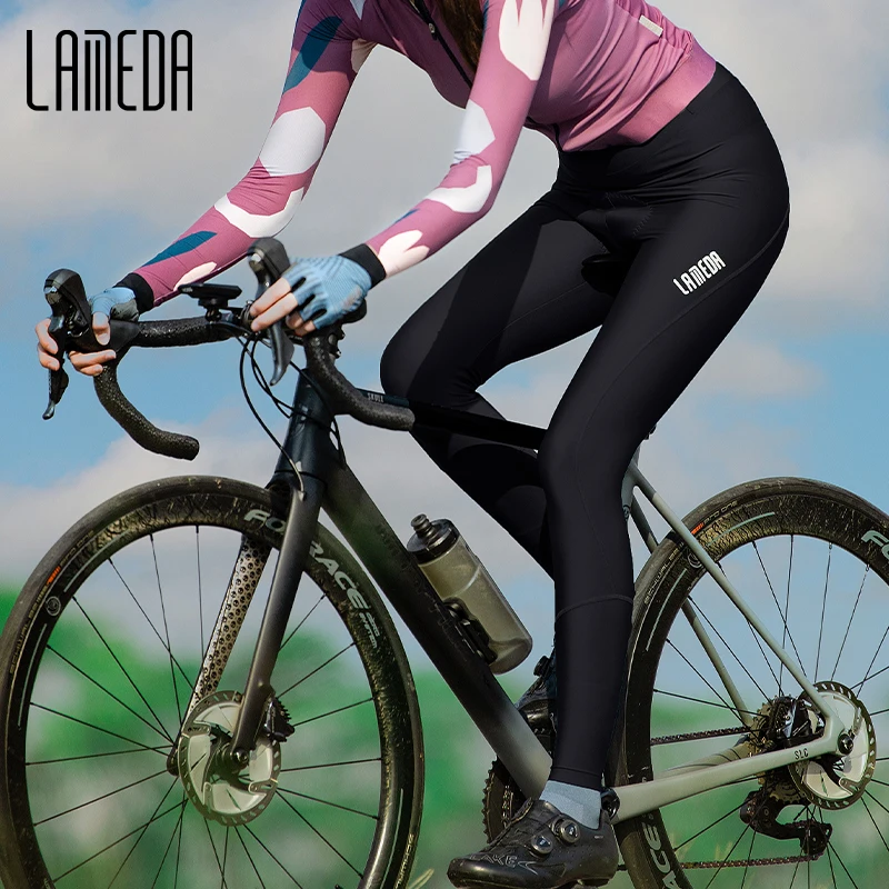 

LAMEDA Spring Bicycle Pants Padded Women's Cycling Clothing Breathable Quick Dry Bike Tights Road Bike Biking Trousers Leggings
