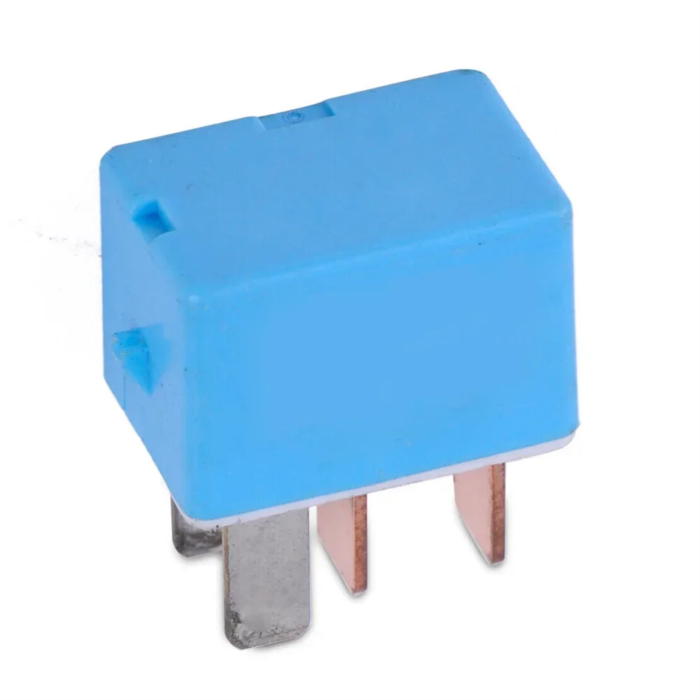 1set Relay Module Unit Metal + Plastic 156700-3220 28300-76008-71 4 Pin Relay Module 90987-02027 ABS Housing Blue & White