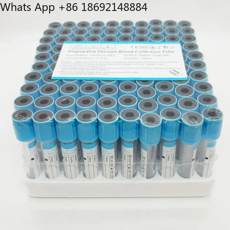 Medical Vacuum Blood Collection Tube for Coagulation Promotion PET Tube EDTA K3 Tube