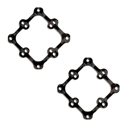 2PCS 25.5x25.5mm to 20x20mm Flight Controller Adapter Board Carbon Fiber Plate M2 Hole Integrated AIO Board for FPV Racing Drone