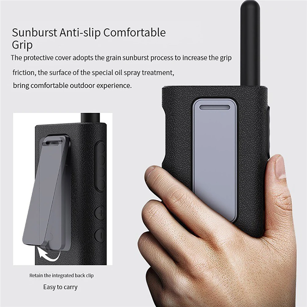 Schutzhülle mehrfarbige Outdoor-Silikon gehäuse Anti-Drop-Walkie-Talkie-Hülle für mi Walkie Talkie 2s