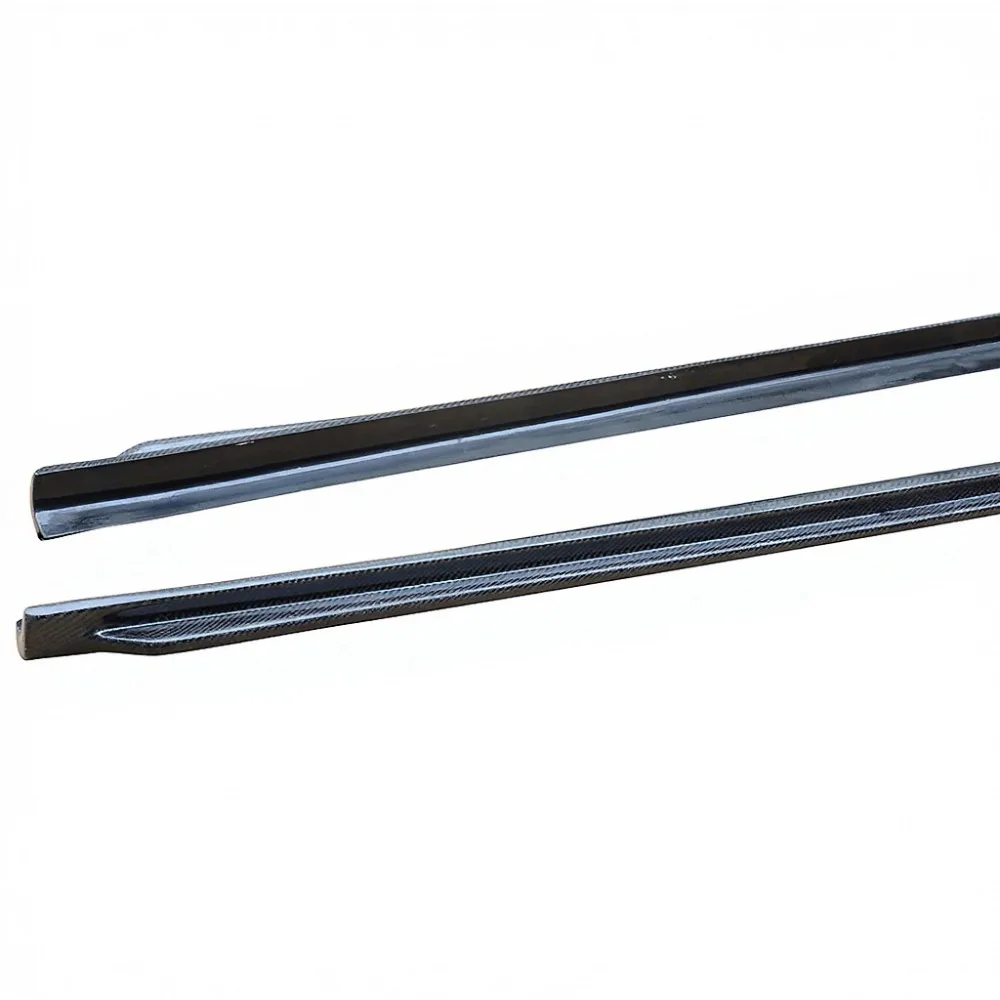 3D Style for BMW F10 M5 M-Tech Body Kit Side Skirt Carbon Fiber Extended Lower Arm Wings view 5