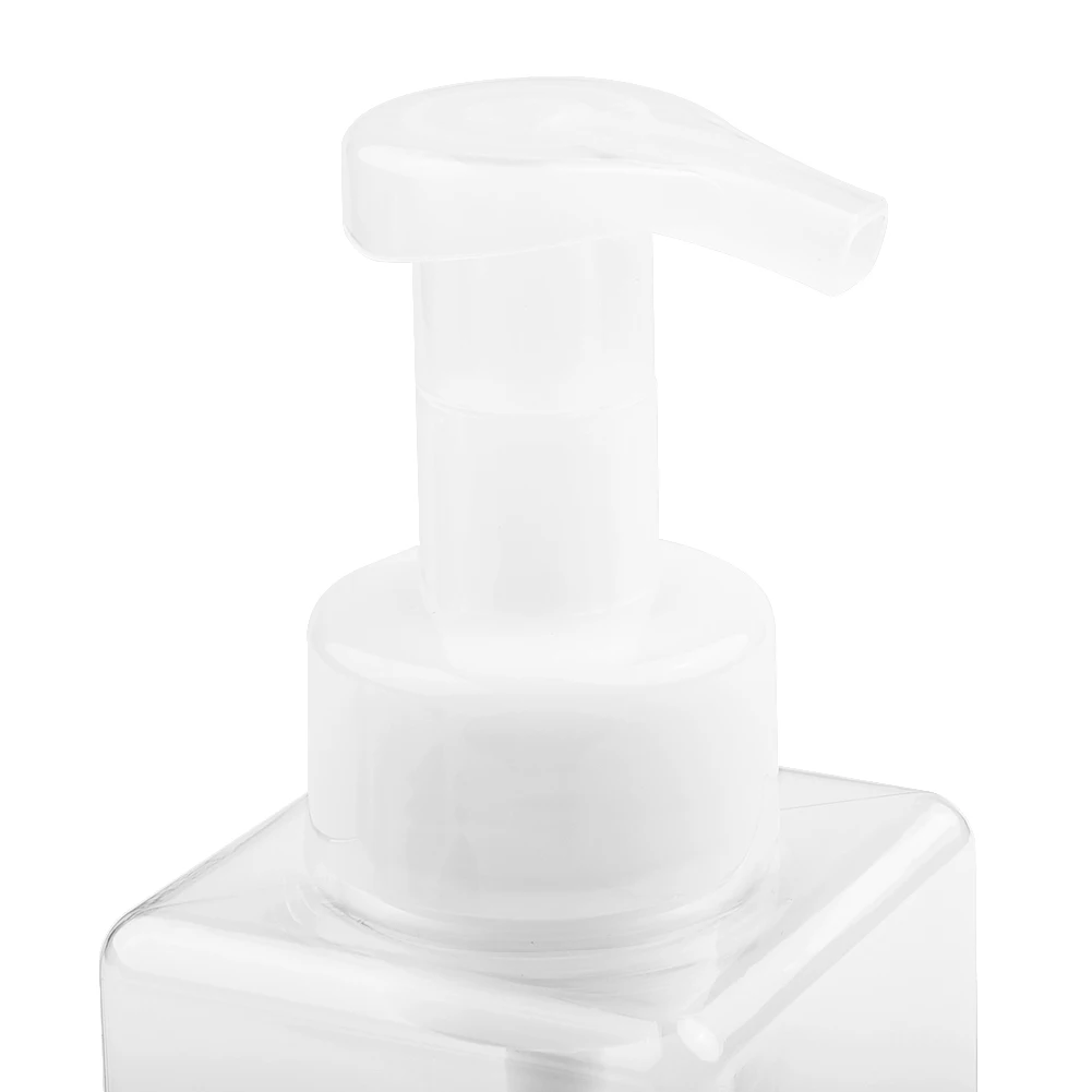 1x 450ml Transparent Foaming Soap Pump Shampoo Dispenser Liquid Foam Plastic Bottle Containers Bathroom Hardware