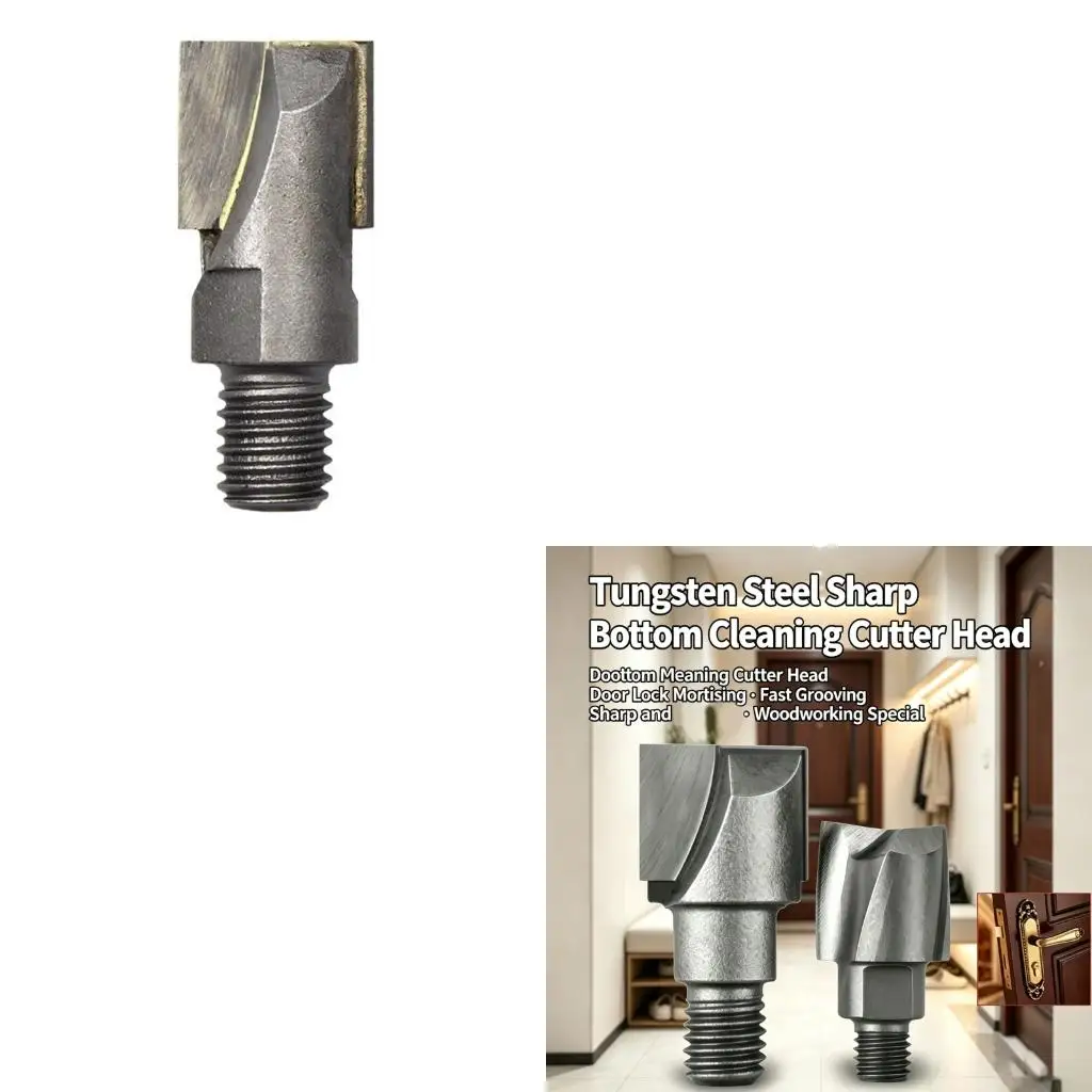 Door Lock Mortising Bit with 10 mm Threaded Cutter Tool