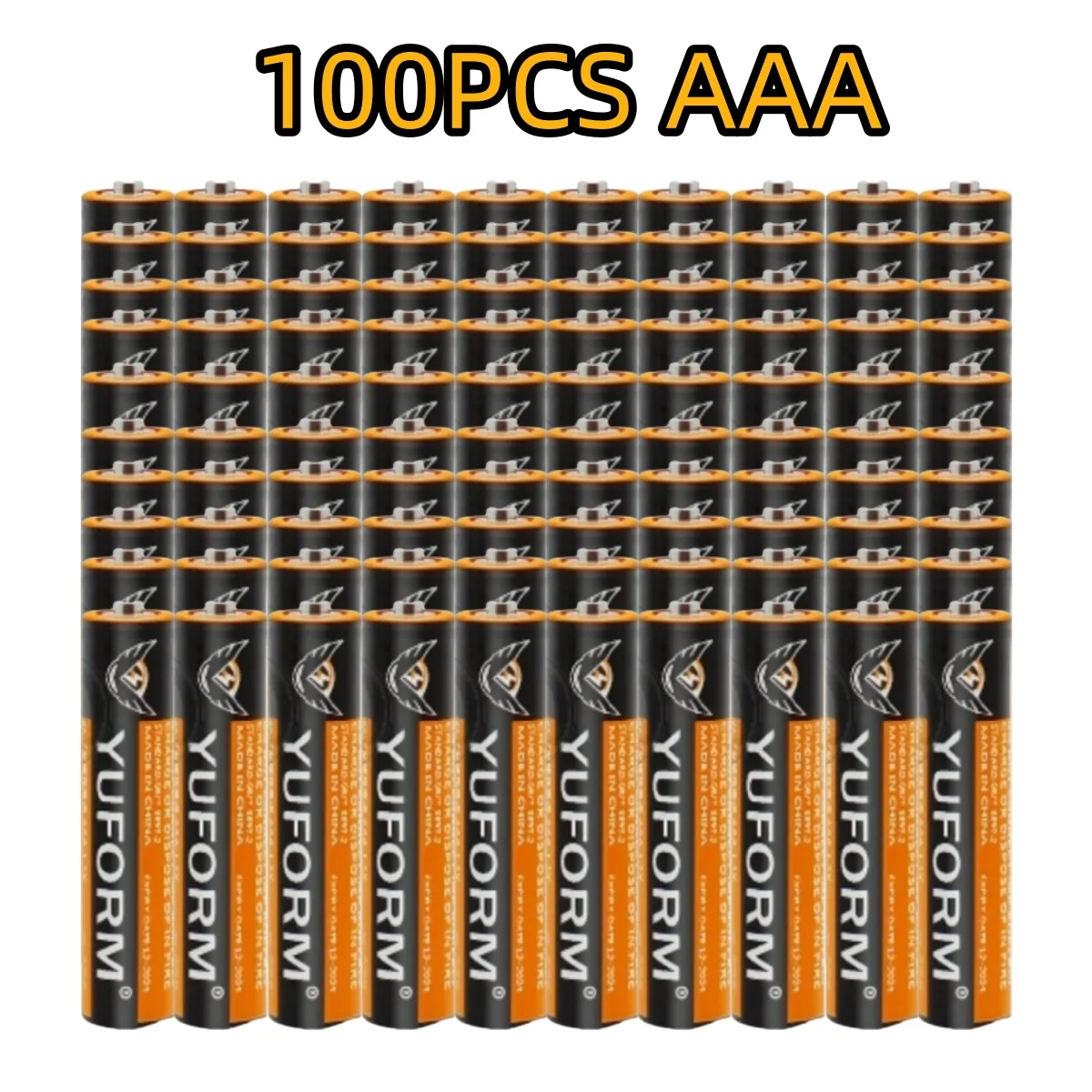 

100PCS AAA Disposable Dry Battery for Led Light Toy Mp3 Camera CD Player Wireless Mouse Keyboard