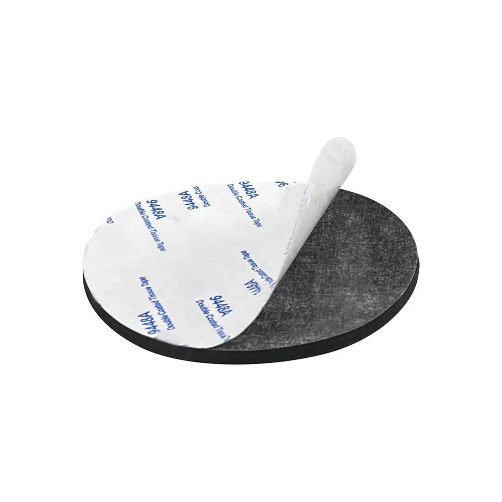 10pcs Solid Round Adhesive Backed Rubber Pads Disc Sheet Gaskets Thick 1/1.5/2/3/4/5mm Dia 10/12/15/18/20/25/28/30/32/35mm-100mm