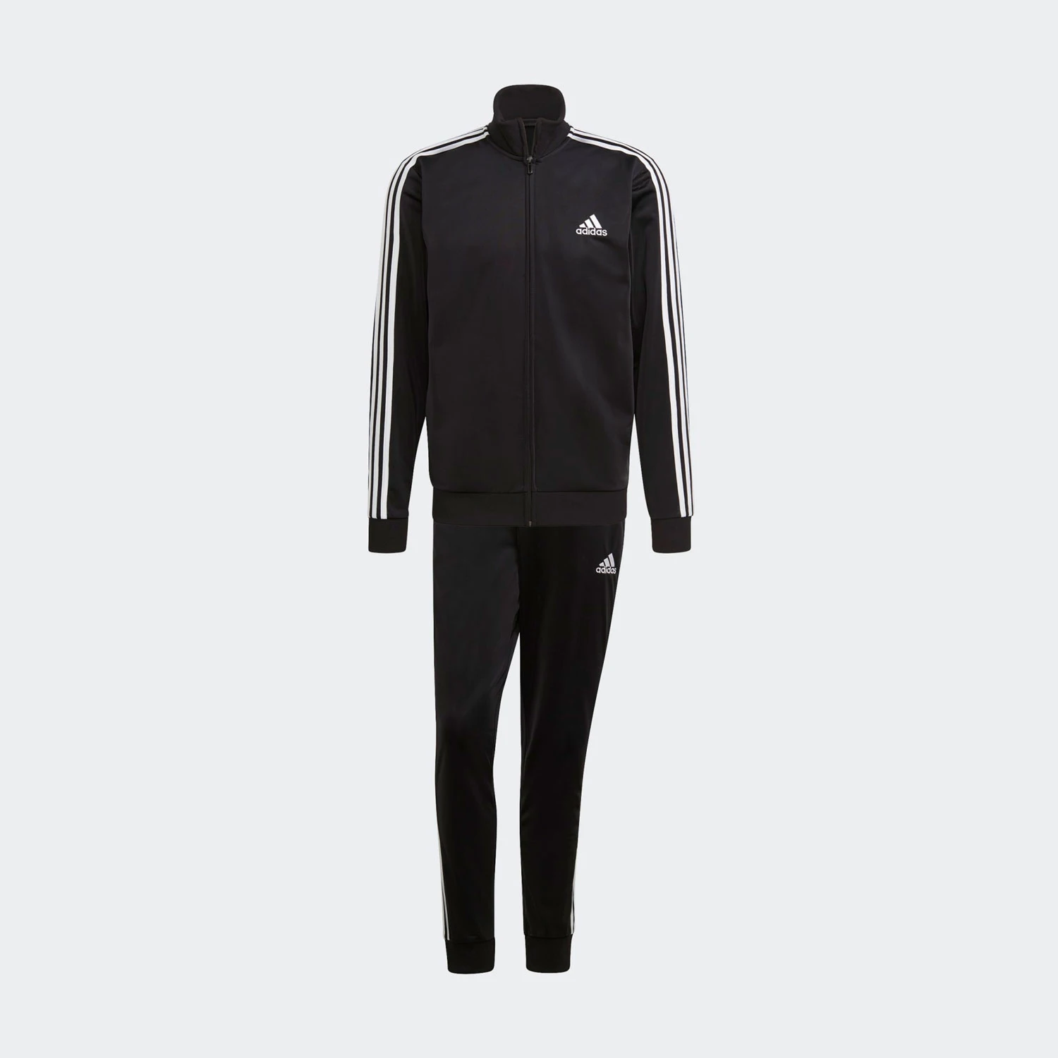 Adidas genuine New Men's Stand up collar Sports and Leisure Long Sleeve Set GK9651