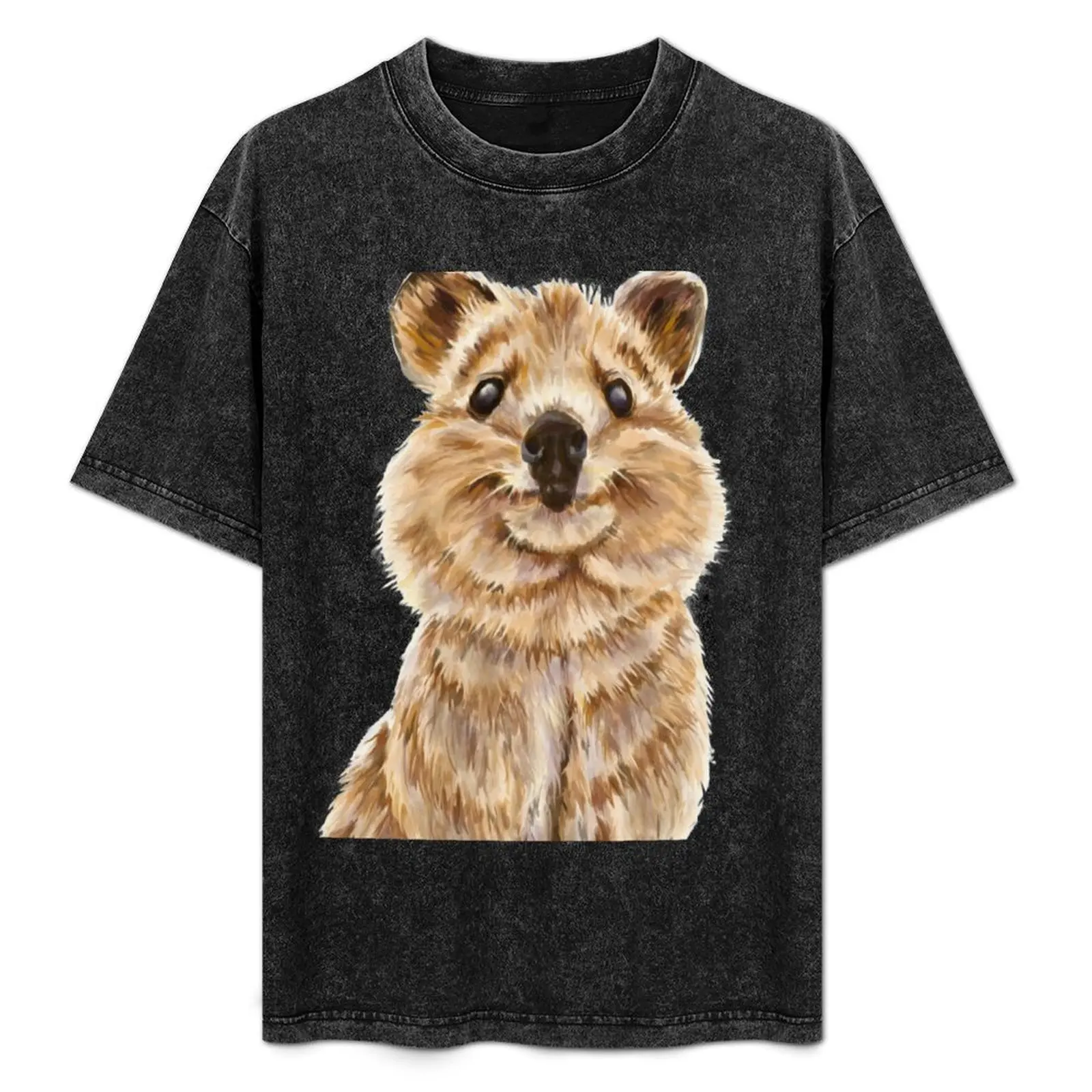 

Quokka, the happiest wildlife on Earth T-Shirt Casual Graphic Print Tee