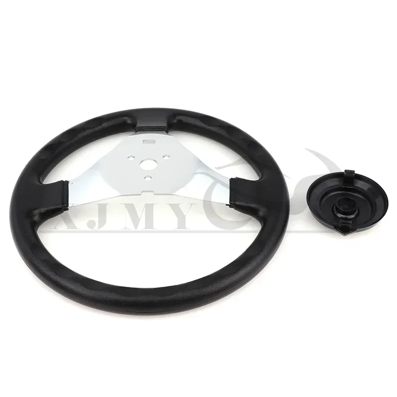 

300mm 30cm Steering wheel With Cap Assy Fit For DIY China Go Kart Buggy Karting ATV UTV Bike Parts