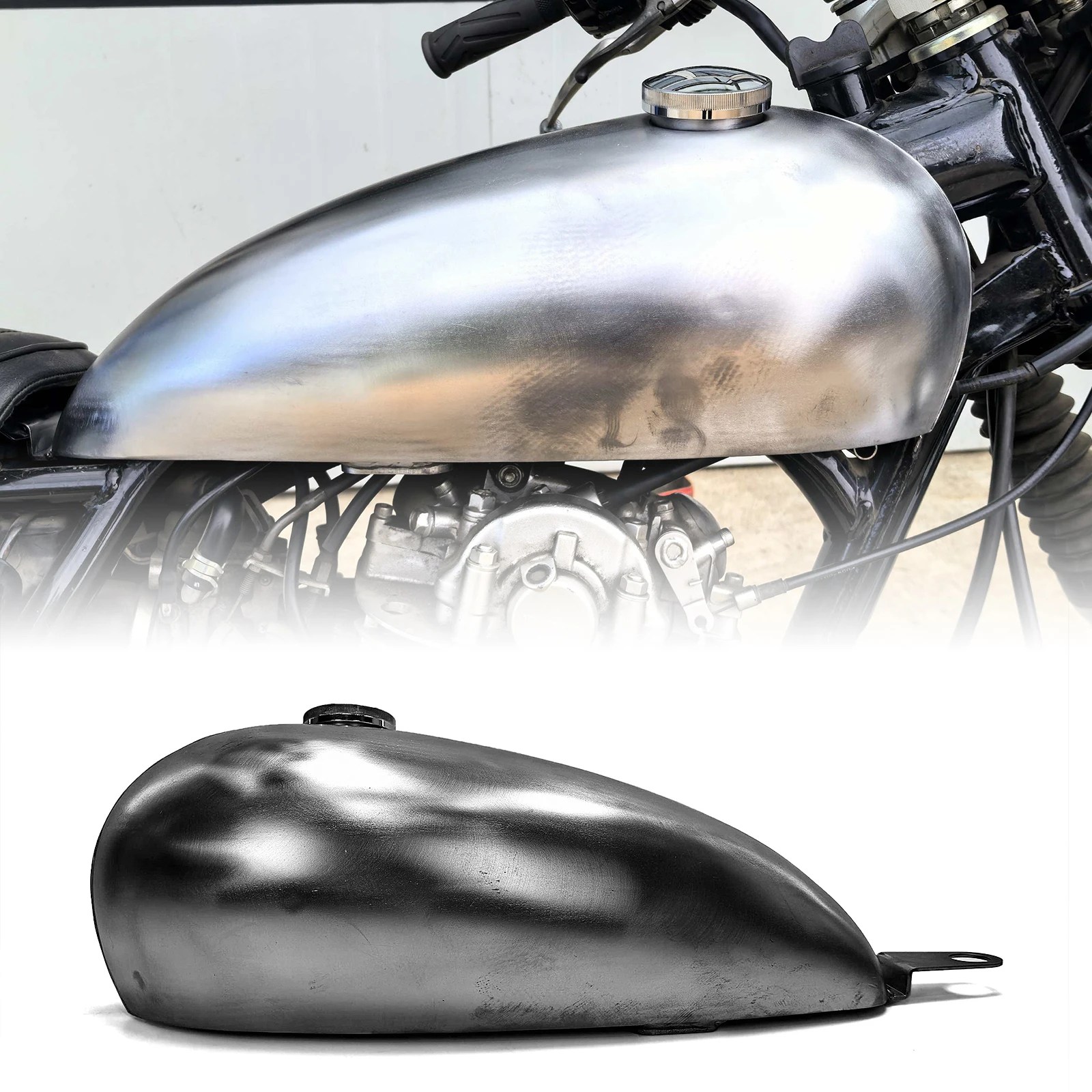 Motorcycle 7L Petrol Gas Fuel Tank For Yamaha SR400 500 SR 400 500 2010-2023 EFI Versions