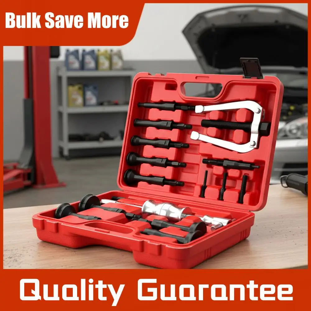 

16PCS Blind Hole Collet Bearing Race and Seal Puller Extractor Kit with Case Slide Hammer Removal Tool Kit