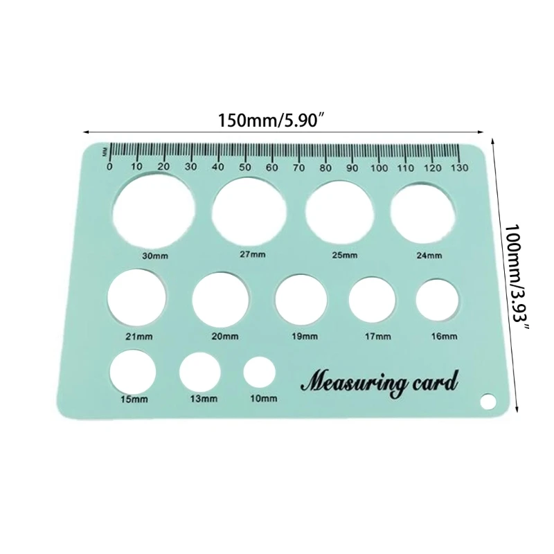 Weiches Silikon-Nippellineal, Milchpumpen-Flansch-Lineal, Nippeldurchmesser-Messlineal