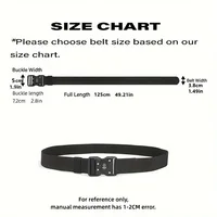 Ceinture tactique authentique pour hommes, boucle à dégagement rapide, ceinture militaire en toile de nylon, ceinture tressée décontractée pour le sport et l'entraînement en plein air 2