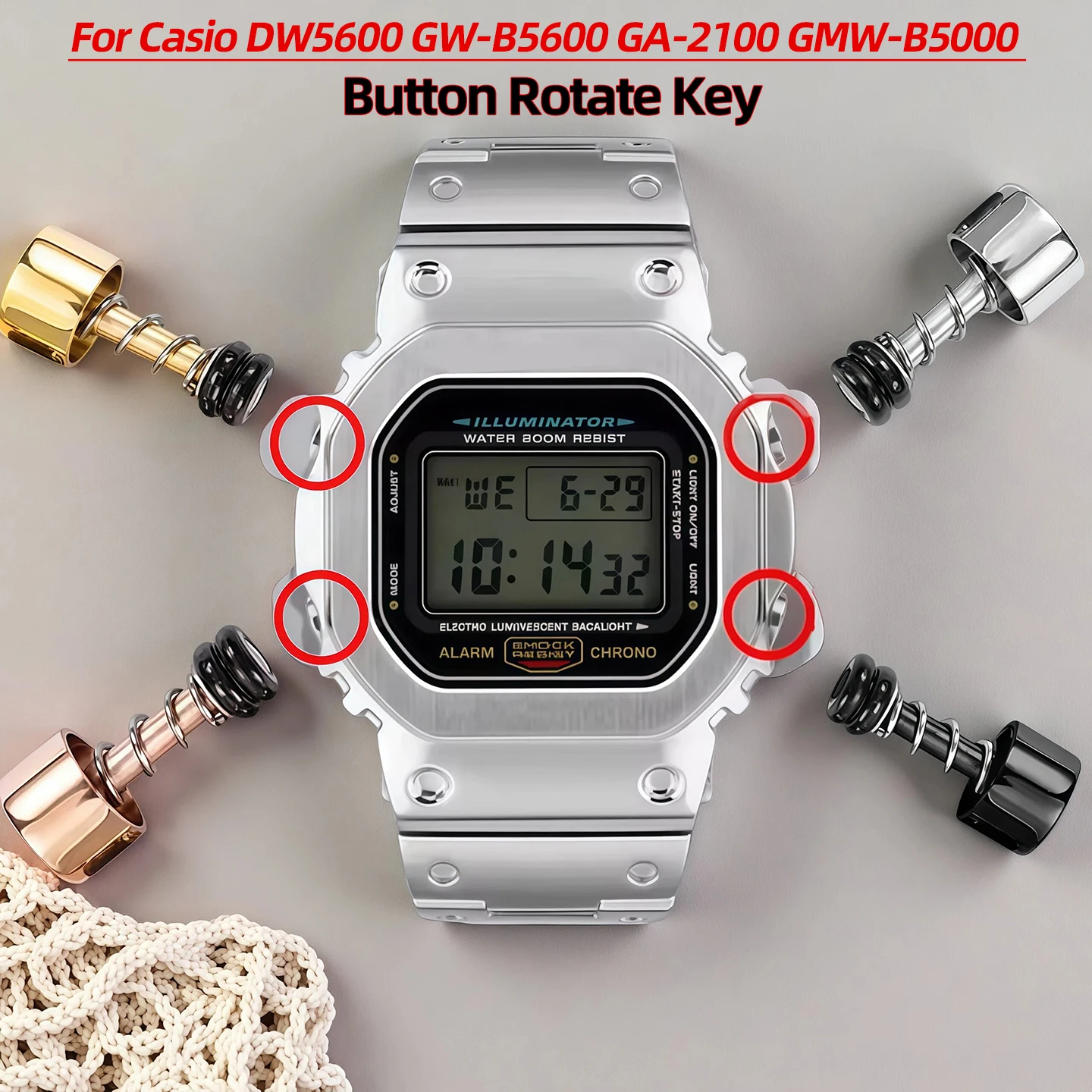 For Casio DW5600 GW…