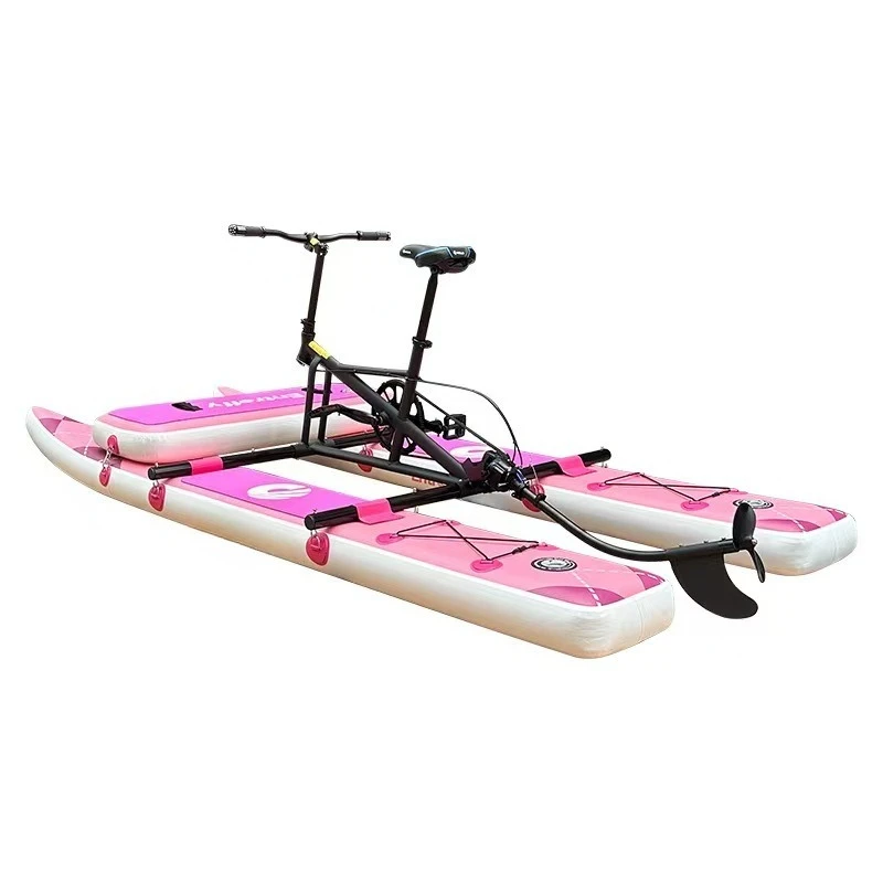 Single-Occupancy PVC Inflatable Float Pedal Boat Factory-Inspected for Sightseeing Scenic Park Spots Made Durable Drop Stitch