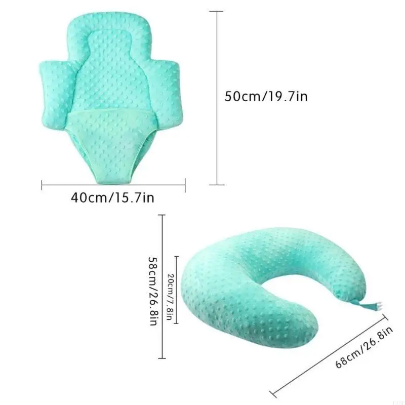 F19F Effective Infant Feeding Support Fashionable Baby Feeding Support Soft & Easy to Clean Pillow Suitable for Infants 0 12