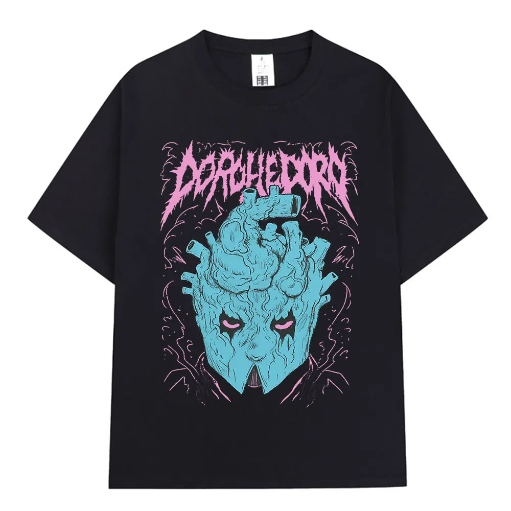 Anime Dorohedoro T-shirt Kaiman Nikaido Manga Grafik T-shirts Cosplay Männer Frauen Mode Baumwolle Casual Übergroßen Oansatz T Shirt