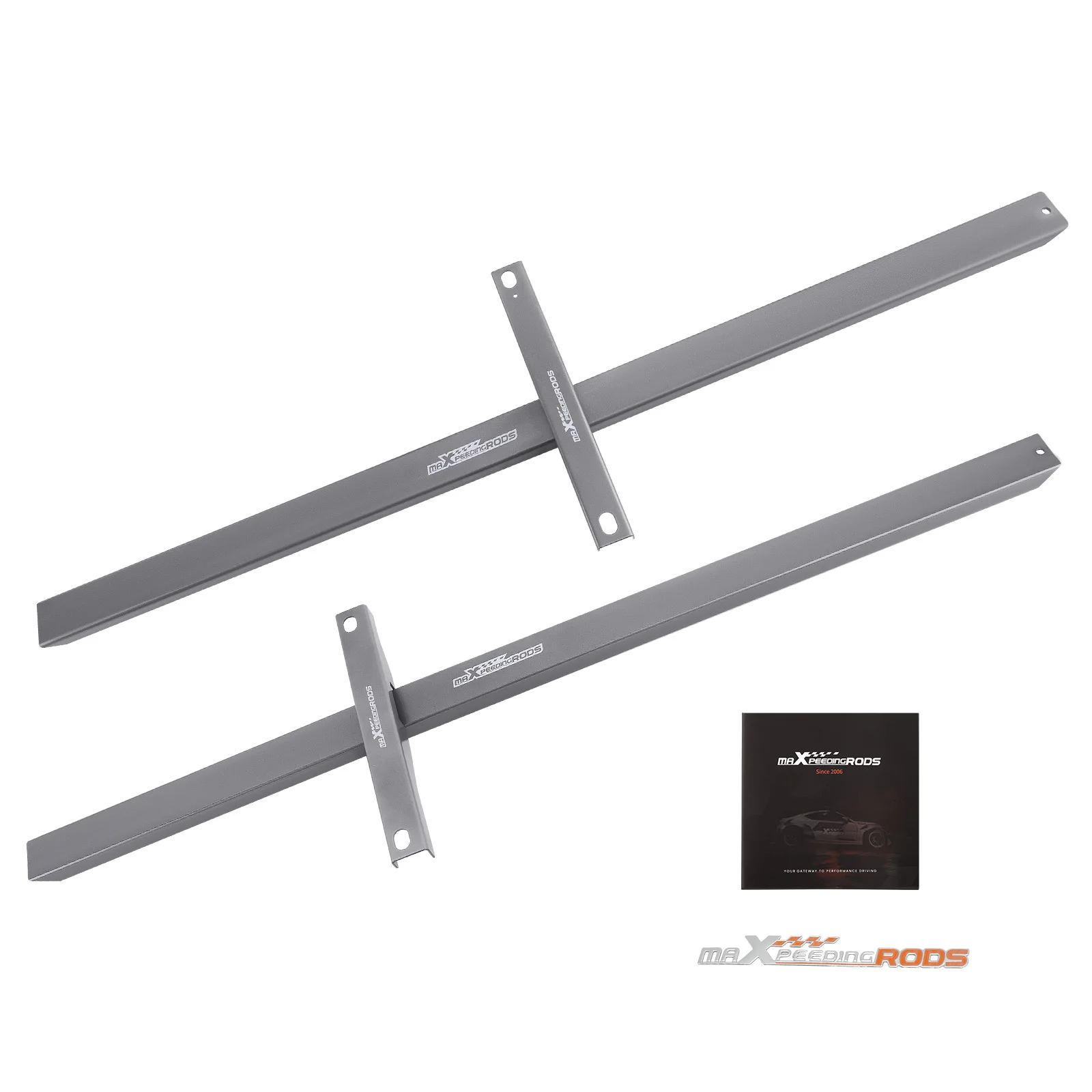 

Gray Subframe Connectors Weld In For Ford 1979-2004 Mustang 1993-1997 96 Cobras
