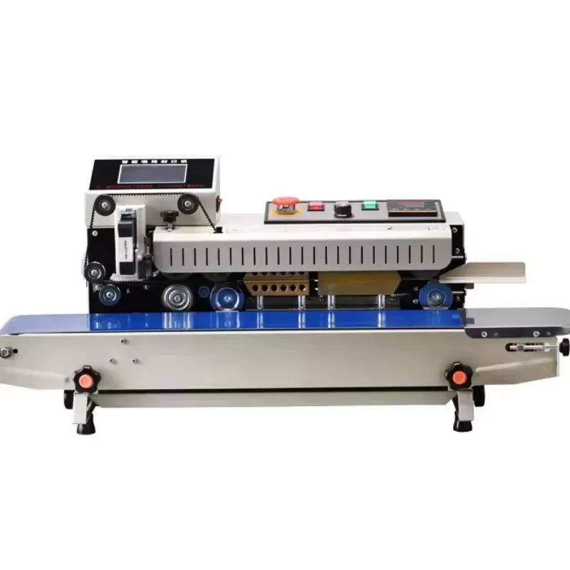 FR-1600 Smart Continuous Band Sealer with Inkjet Printing Advanced Bag Sealing Machine