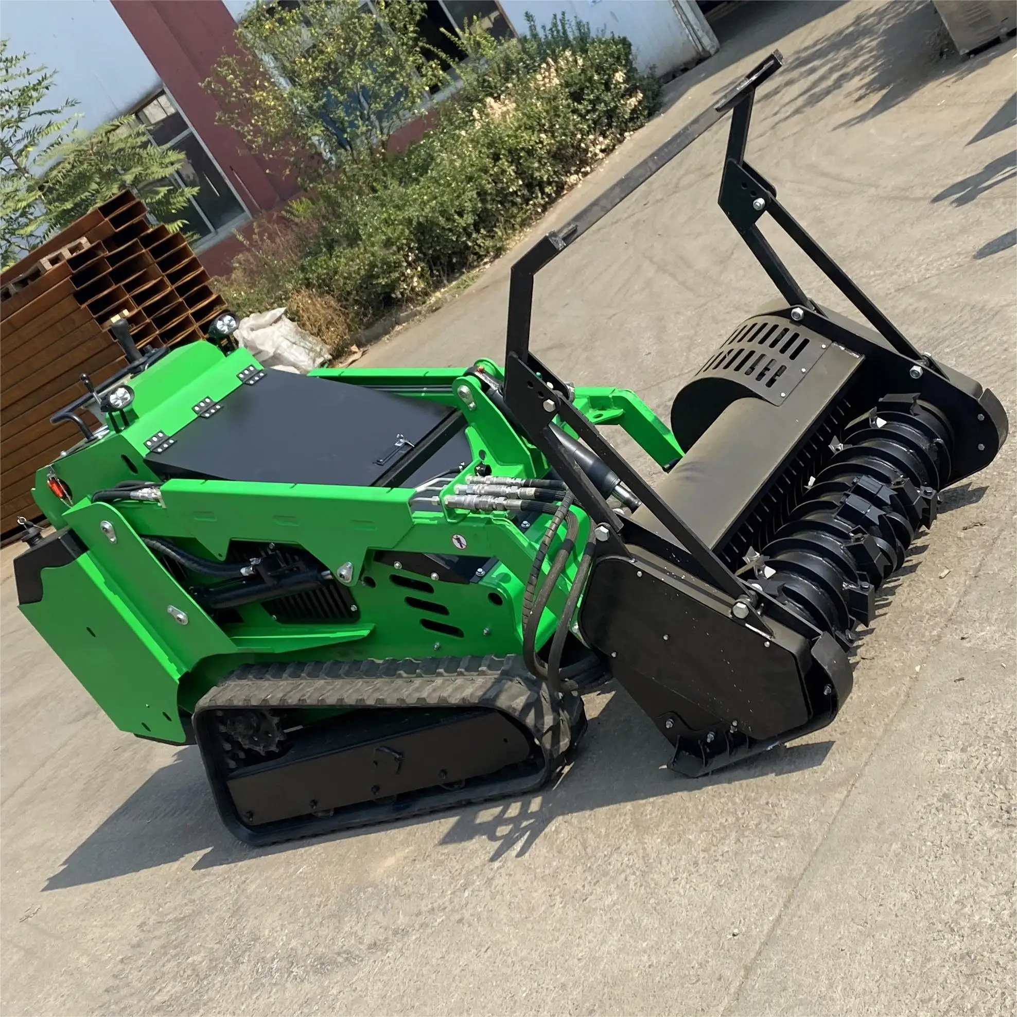 

Бесплатная доставка: Лесозаготовительная машина для нарезки канав (грейдер) для мини-погрузчиков Shandong Machinery Yuan X, 36, 66, 72, 84 дюйма, на гусеничном ходу