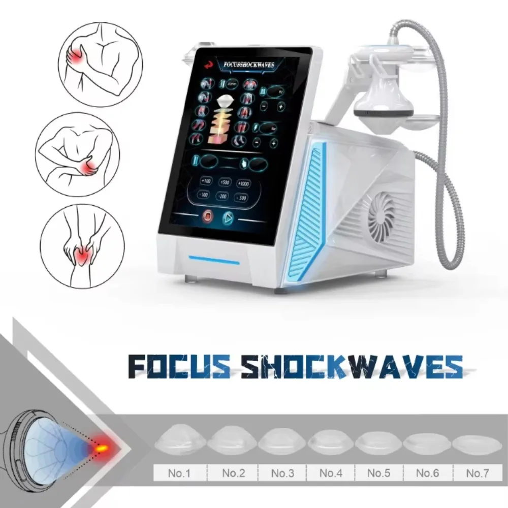 ESWT mesin terapi Shockwave fokus ESWT alat gelombang kejut terfokus elektromagnetik ESWT