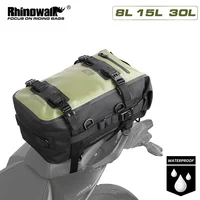 Rhinowalk-Bolsa de asiento trasero para motocicleta, 8/15/30L, resistente al agua como mochila, alforja Universal para exteriores, accesorios para motocicleta