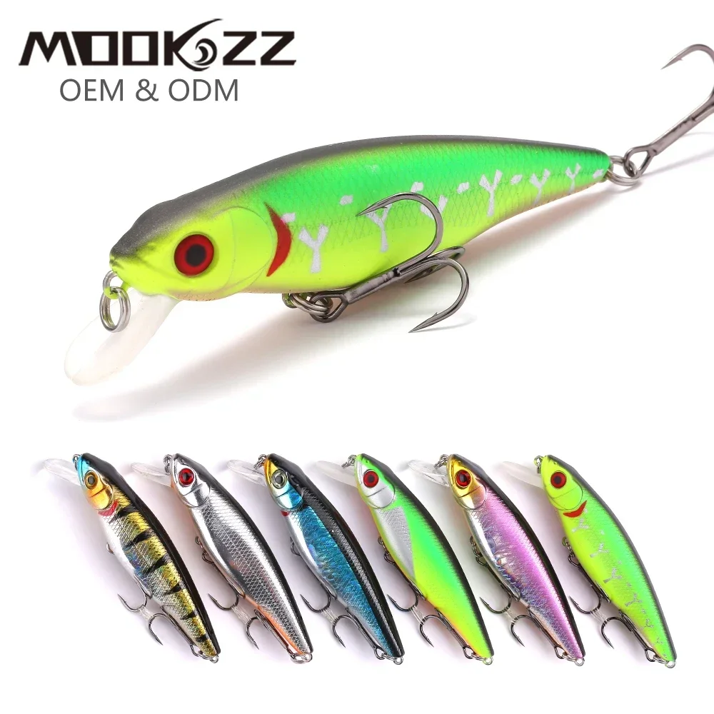 MOOKZZ 2023 New Arrival Hot Sale 88MM 14G Suspension Minnow Hard Fishing Lure Bait Fishing Tackle Artificial Lures Bait