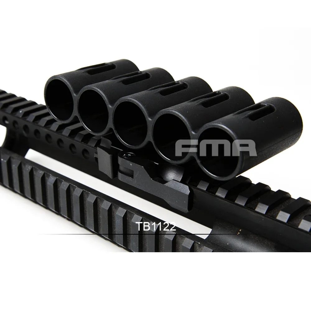 FMA Tactical Shotgun Shell Holder Provides You With 5 Additional Gauge Rounds Magazine Pouch Paintball Equipment Accessories