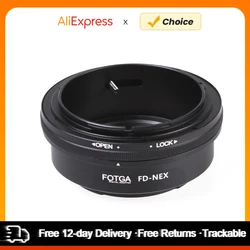 Fotga Adapter Mount Ring  for Canon FD Lens to Sony NEX E NEX-3 NEX-5 NEX-VG10 Canon FD Lens to Sony NEX E Mount Adapter