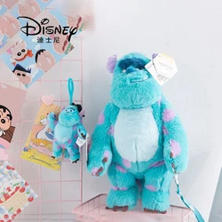 Disney authorized Monsters University James P. Sullivan plush cartoon multi-functional doll keychain scarf children's gifts