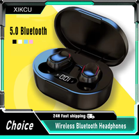 TWS E7S Updated Bluetooth 5.0 Wireless Earphones Stereo Headphone In-Ear Game with Mic Noise Cancelling Earbuds for Xiaomi Redmi