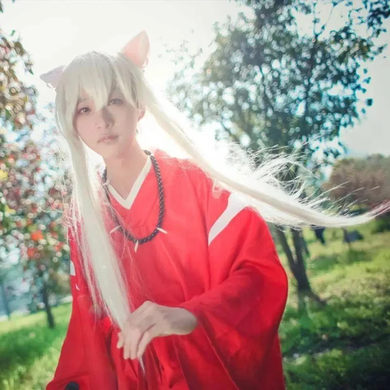 Disfraz de Anime Inuyasha 2026, Disfraz de Kikyo, Vestido de Pareja, Disfraz de Higurashi Kagome, Disfraz de Halloween para Niños M0PP2