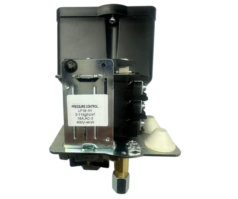 High-quality air compressor pressure switch pressure controller LF18-4H four-hole with gauge valve