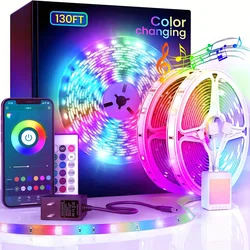 USB LED Strip Light APP Control Color Changing RGB Flexible Light Tape Decor For Room TV Backlight Bluetooth Led Festival Party