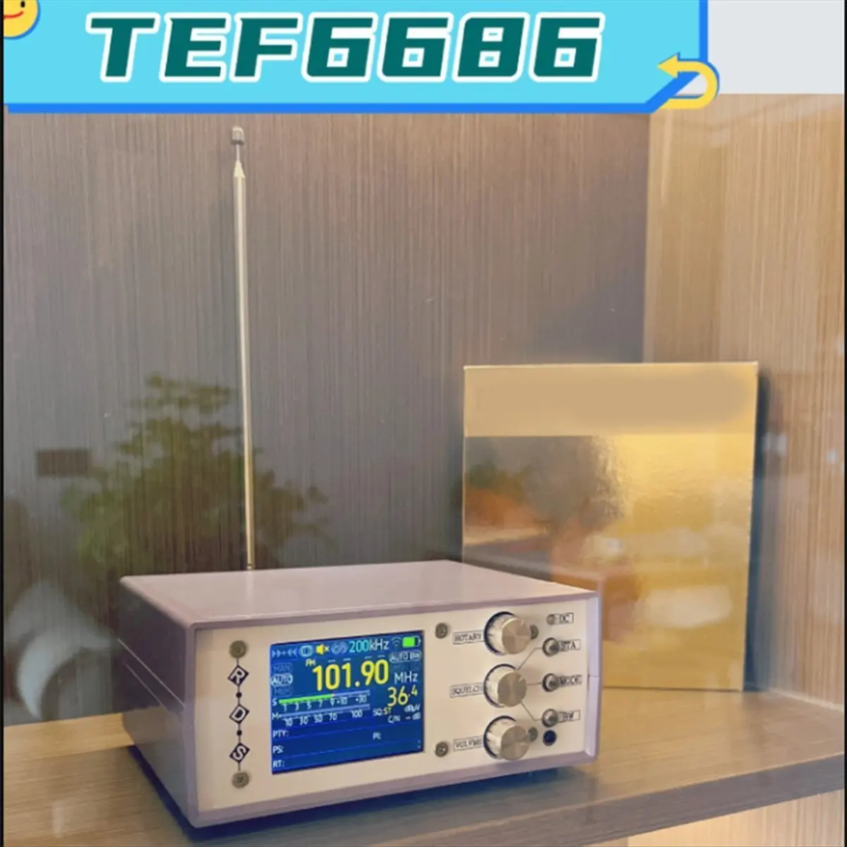 L77A Full-Band Radio TEF6686 Digital High-Sensitivity Radio FM AM Radio Mono