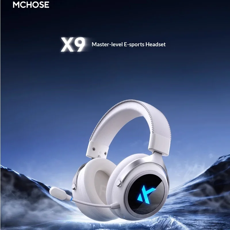

Mchose X9 Wireless Headset Gaming Bluetooth 2.4g Esports Computer Desktop Triple Mode 7.1 Sound Quality Headphones Gift