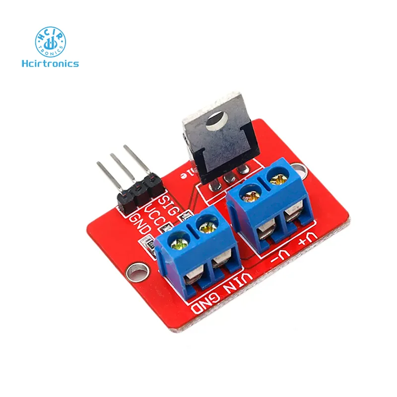 Tubo do efeito do campo do tubo do MOS, MCU Driver Module com regulamento PWM, IRF520